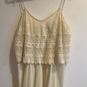 Cream romper